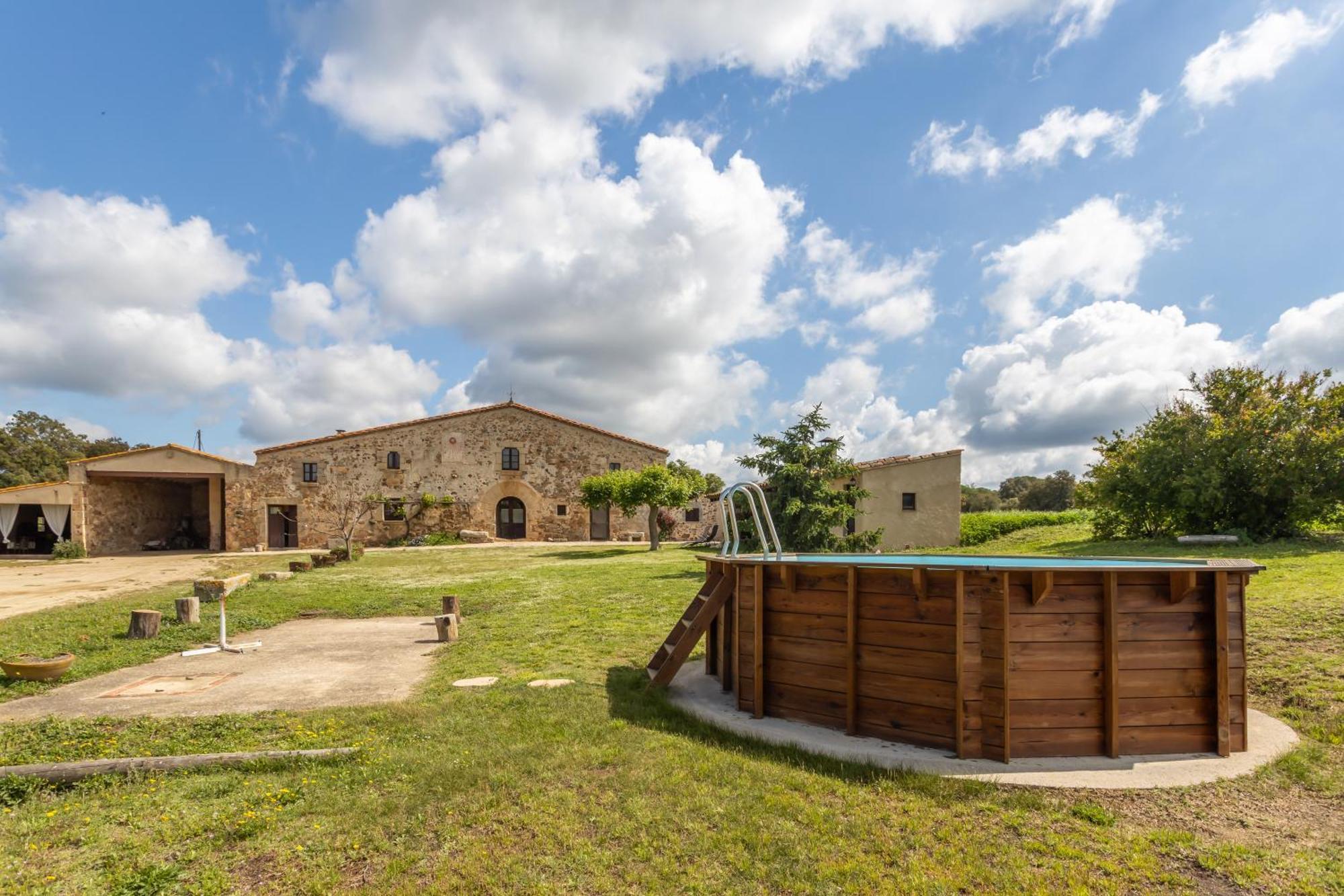 ז'ירונה La Pahissa De Can Abras Casa Rural מראה חיצוני תמונה