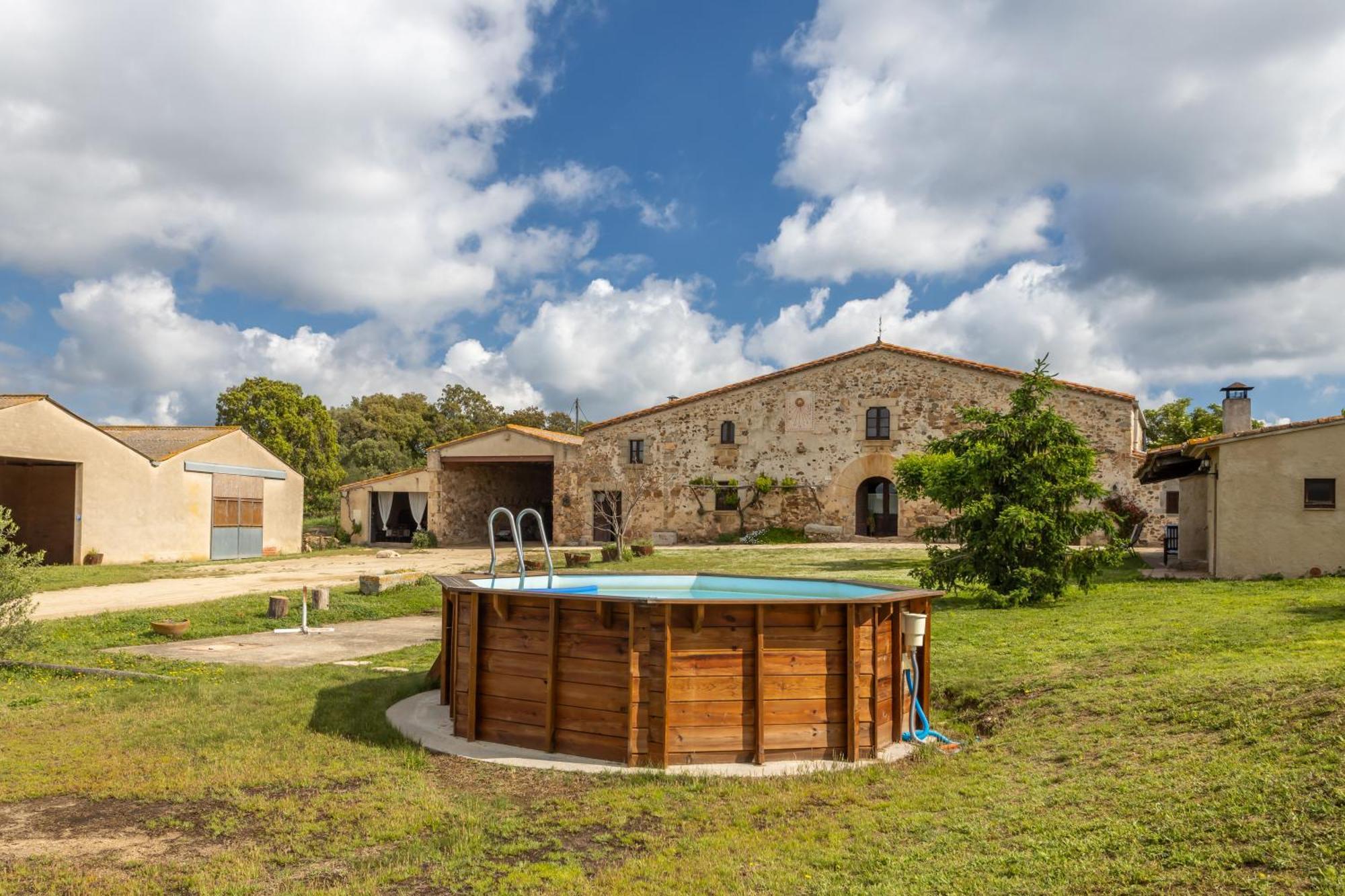 ז'ירונה La Pahissa De Can Abras Casa Rural מראה חיצוני תמונה